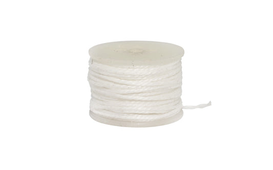 CS Osborne Waxed White Thread ~ 12-1/2 Yards Length - 413R W - Made in USA - Excellent for sewing & repairing leather, canvas, & similar materials - 0.27 mm (0.01") Diameter - White color - Waxed polyester thread - Model No. 413R W ~ 096685621869