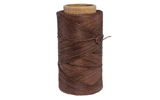 CS Osborne Waxed Brown Thread ~ 85 Yards Length - 413ST BR - Made in USA - Excellent for sewing & repairing leather, canvas, & similar materials - 0.27 mm (0.01") Diameter - Brown color - Waxed polyester thread - Model No. 413ST BR ~ 096685121642