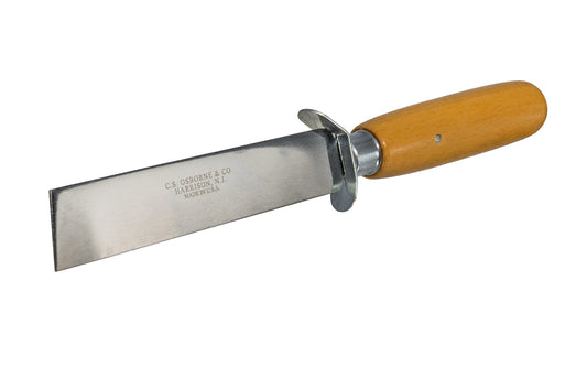CS Osborne Broad Point Knife with Safety Guard - 5" Blade ~ No. 78-1/2 - Broad Point Knife 1" Wide - With Safety Guard - Osborne #78-1/2 ~ Made in USA ~ 096685600581