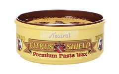 Howard Citrus Shield Premium Paste Wax - 11 oz ~ Neutral - Made in USA - Model No. CS0014 ~ Brings back color, while conditioning & enhancing the natural beauty of the wood grain on finished & unfinished woods - excellent for polishing & protecting wood finishes on antiques, furniture, cabinets, paneling & wood floors