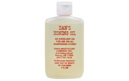 Dan's Honing Oil ~ 3 oz - Made in USA