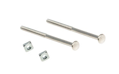 Nickel Silver Bolts & Nuts For Glass Pulls