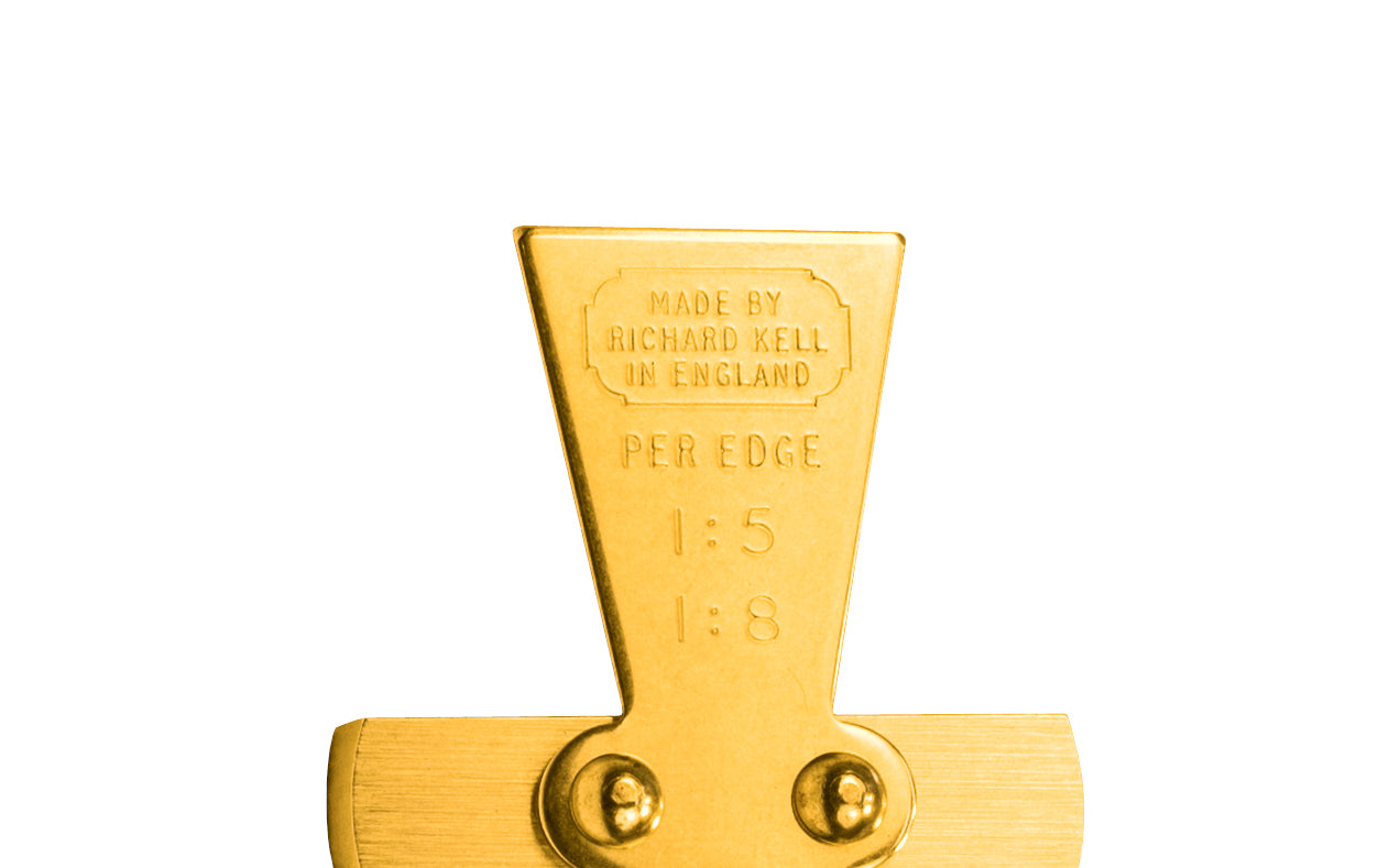 Richard Kell Deluxe Brass Dovetail Gauge & Try Square ~ Made in England