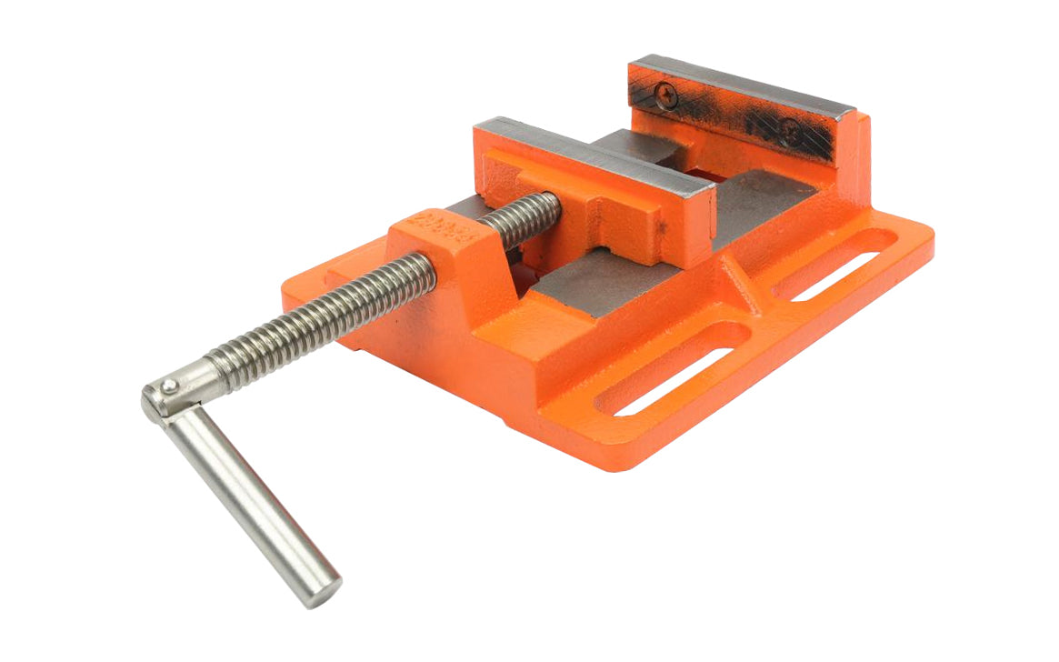 Pony 4" Medium Duty Drill Press Vise ~ 4" Jaw Opening - 4" Jaw Width - Model No. 29058 - Mounts securely to most drill press tables
