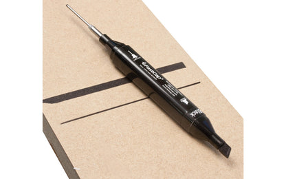 FastCap Long Nose Marker ~ Black Color ~ 1-1/8" long fine point tip for marking