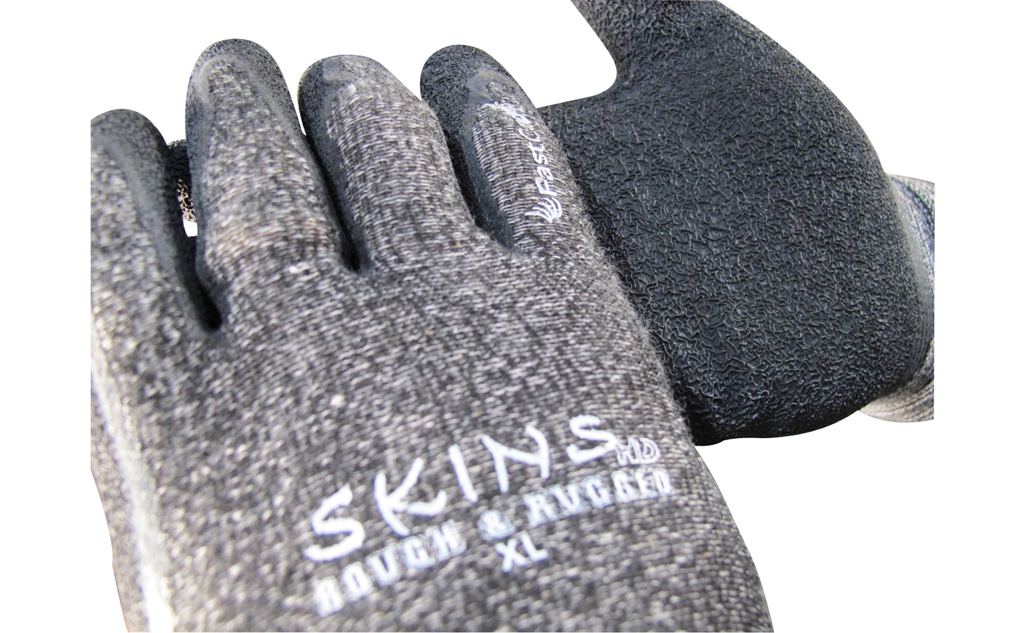 FastCap Skins HD Work Gloves - Latex Coated Palms - Model SKINS HD ~ Excellent for general construction, handling wood lumber & melamine, mill work, glass handling, metal parts, automotive repair & parts assembly