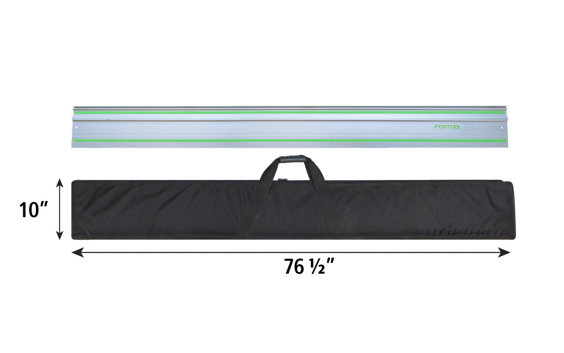 FastCap Track Bag ~ 76-1/2" Length - Model No. BF-76.5 TRACK BAG ~ designed to organize & store all your Festool Tracks, However, it will fit other brands of track such as Makita, Dewalt, Triton etc. - Lined with foam for cushion & protection - Fits 5 tracks