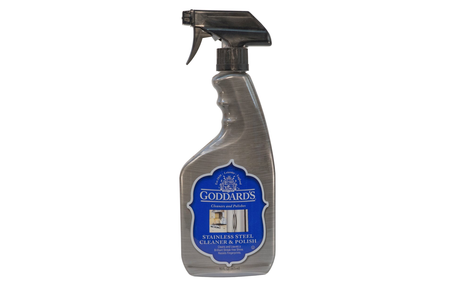 Goddard's Stainless Steel Cleaner & Polish ~ 16 oz - Instantly Cleans & Shines Stainless Steel - Model No. 707116 - Made in USA - Does Not Contain Abrasive and Will Not Scratch - Cleans Grease, Food Stains & Fingerprints