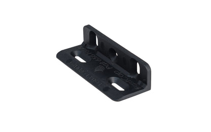 Fastcap Nylon Kolbe Korner, Black - 50 Pack - Mounting bracket for shaker style drawer fronts. It allows for the drawer face to be mounted to the box easily - Model No. KK.50PC.BL