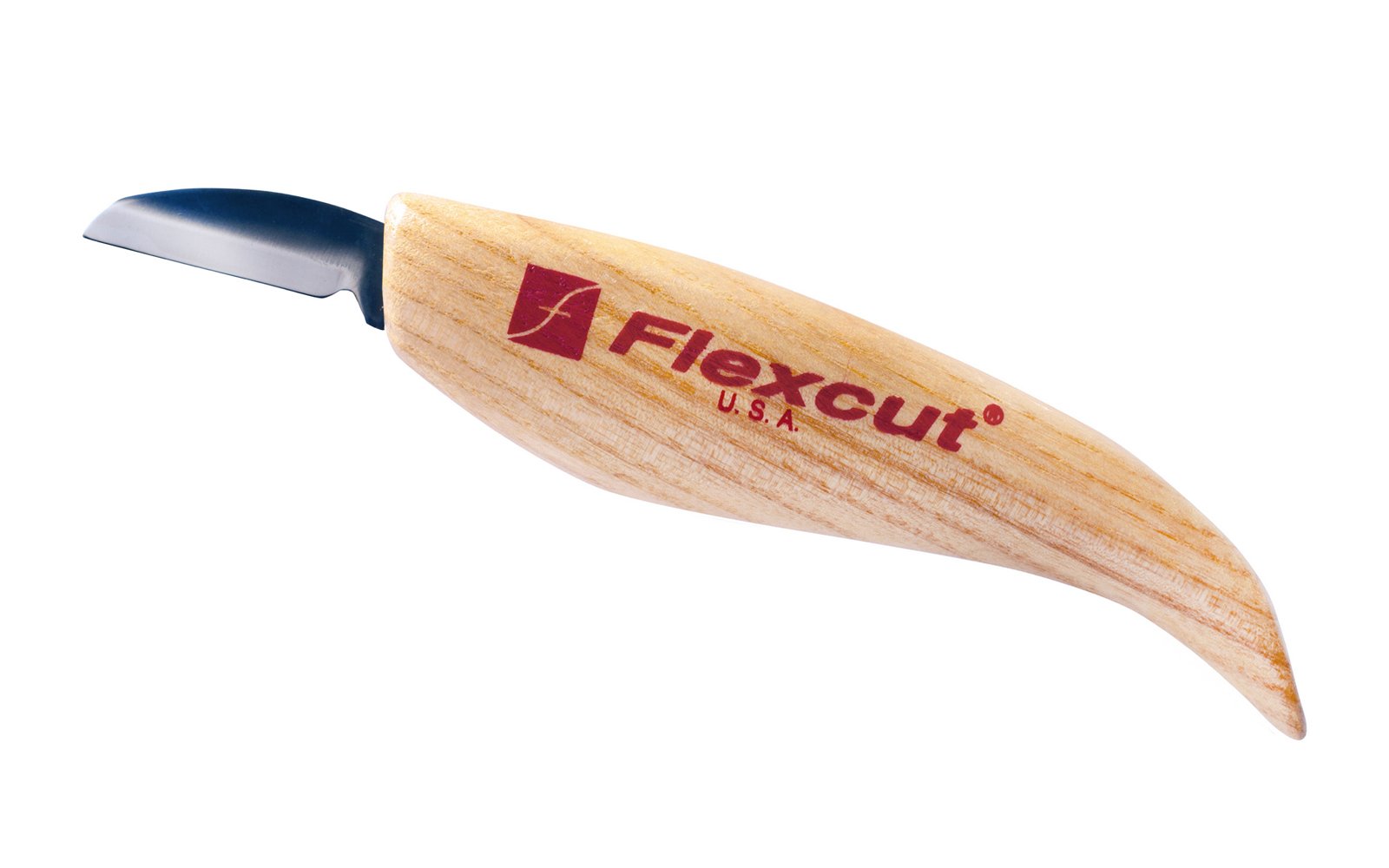 The Flexcut Hip Cutting Carving Knife & Leather Sheath is a good general purpose carving knife. It's more rounded point is very durable. Great for beginners. Flexcut Model KN30 ~ Made in USA ~ 651646500302