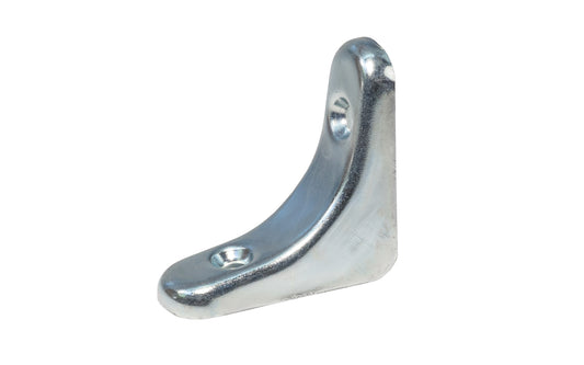 Zinc Corner Brace with Smooth Surface ~ 2" x 2" - KV Model No. 342-ZC - Knape and Vogt - Smooth Rounded Edges  