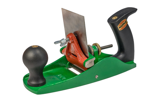 Kunz Scraper Plane ~ No. 112 - Made in Germany ~ 2-3/4" wide cutter blade (70 mm) that adjusts in angle (85° to 120°) ~ A special scraper plane "Ziehklingenhobel" made by Kunz Tools in Germany. It is a bench plane style for final finish operations