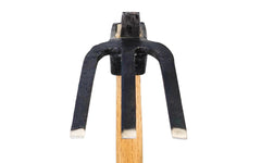 Made in Japan - Japanese Kusakichi Sanbon Hoe - One forged solid head ~ Blades made of high carbon steel ~ 3-prongs - Fork - Cultivator ~ Hoe - Hardwood handle - For harvesting & cultivating soil - Three-Prong Hoe - 3 Prong Tool - Japanese Garden Cultivator - Kusakichi Cultivator - For turning soil - Weeding - Roots - Kusakichi - Yoshida Hamano