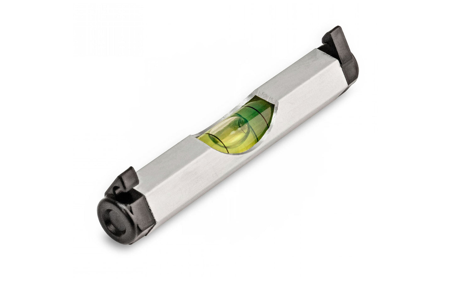 Mayes Aluminum Line Level ~ Model No. 10722 ~ 3" overall length ~ Sturdy aluminum construction for long-lasting use ~ High visibility tinted liquid provides clear readings ~ Accurate to within .001"