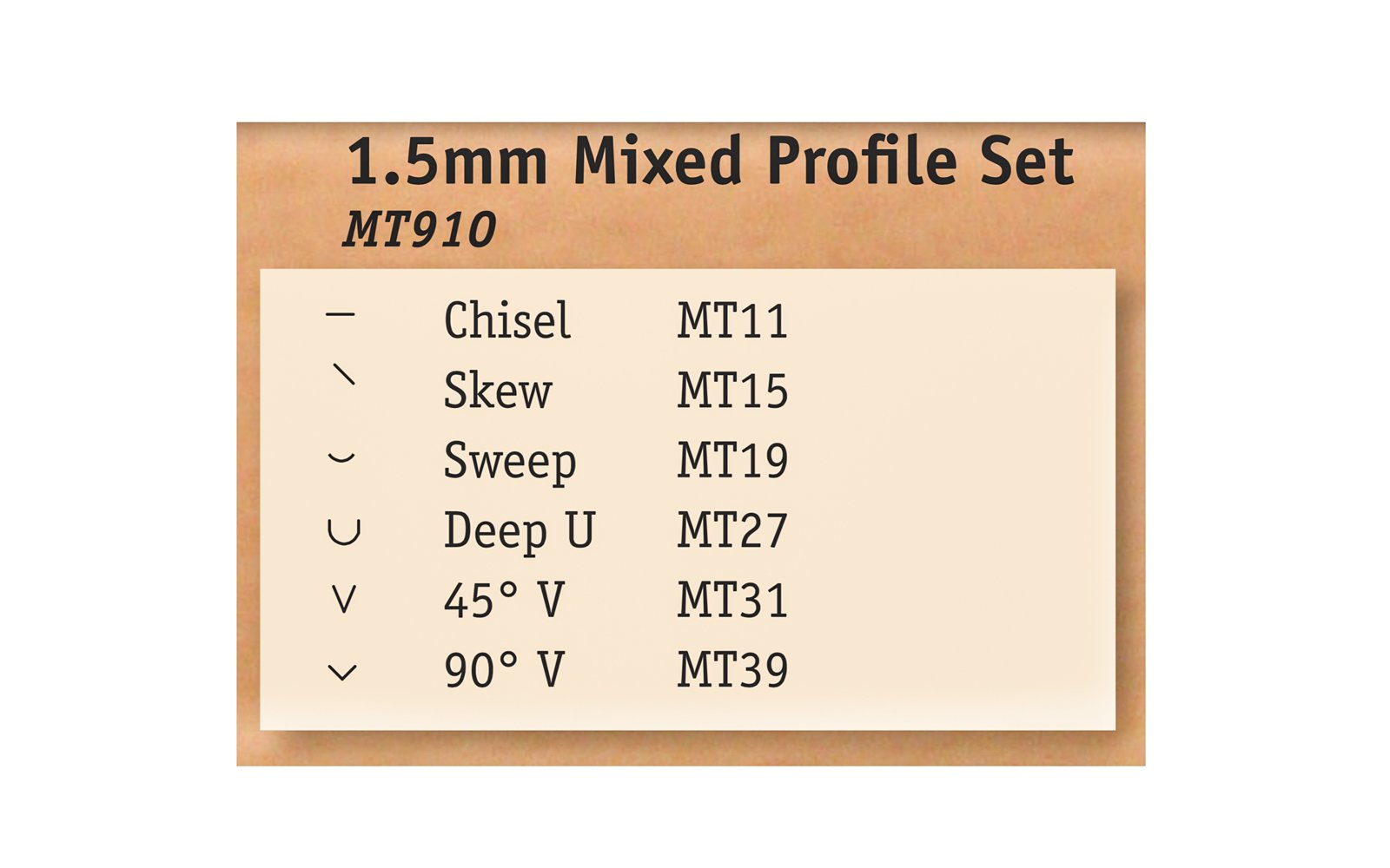 Flexcut 1.5mm Micro Tool Set