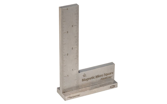 The FastCap 4" Magnetic Micro Square is inside scale great for layout & outside scale for saw blade height. 2 neodymium magnets inside base. Fastcap MAG MICRO SQUARE ~ 663807805690