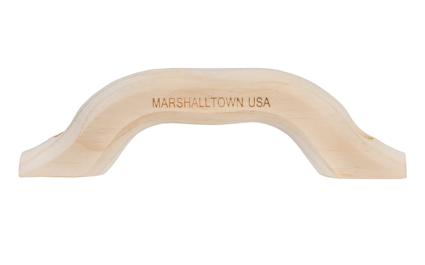 Made in USA - Marshalltown USA - The replacement Marshalltown Float Handles fit all of Marshalltown magnesium hand floats. Also used as a large wooden handle for other applications - 6-7/8" space of screw holes - Model No. 16M - 035965091121 - Large Wooden Handle - Wooden Barn Door Handle - Wood handle - Float Handle - 16M