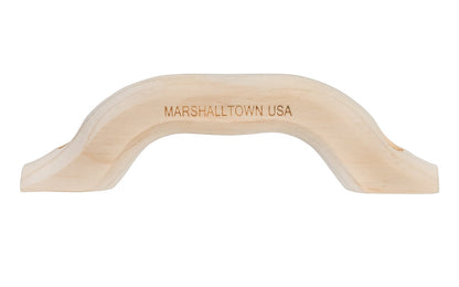 Made in USA - Marshalltown USA - The replacement Marshalltown Float Handles fit all of Marshalltown magnesium hand floats. Also used as a large wooden handle for other applications - 6-7/8" space of screw holes - Model No. 16M - 035965091121 - Large Wooden Handle - Wooden Barn Door Handle - Wood handle - Float Handle - 16M