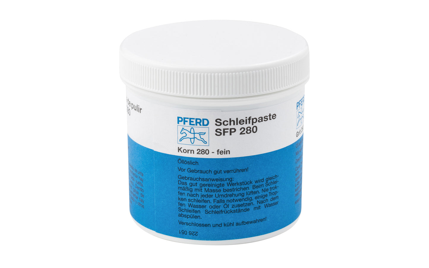Pferd Grinding Paste Compound ~ Fine - 280 Grit - 44 microns ~ "Schleifpaste" Made in Germany ~ Model SFP 280