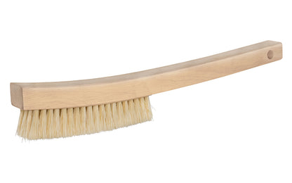 14" Long Tampico Platers Brush with Wooden Handle ~ 1" Width x 1" Trim - Magnolia Brush Model No. 19-S - Made in USA
