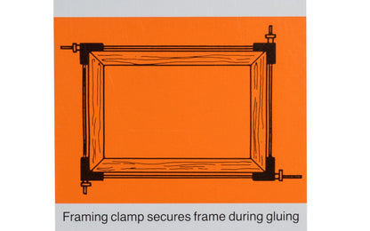 Pony Four Corner Framing Clamp - 4-corner clamp for rectangular and square pieces - Model No. 9424 - 24" ~ Model No. 9448 - 48" ~  Non-marring pads