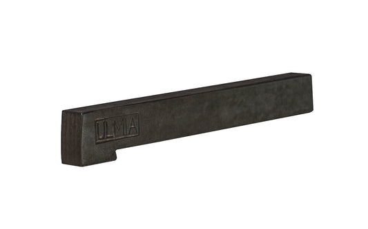 Ulmia Bench Dog - No. 74A. 8" Long  x  3/4" Wide. For use in conjunction with working vise to hold larger pieces on top of work bench than capacity of the vise. Model No. 74A. Made by Ulmia. Made in Germany.