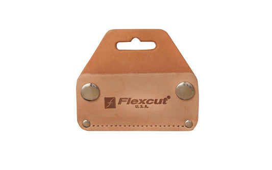 Flexcut Leather Sheath for 3" Drawknife - Model No. KN04 ~ 100% Leather - Drawknife Sheath ~ Made in USA ~ 651646500043