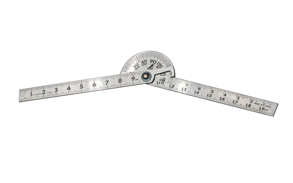 Shinwa Mini Protractor ~ Stainless Steel