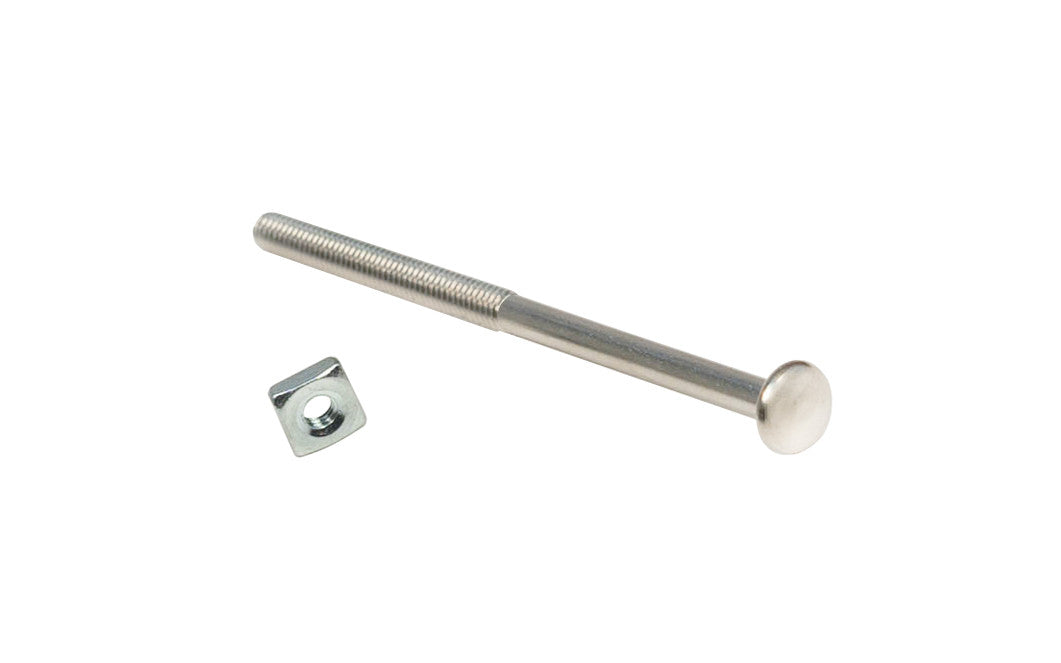 Nickel Silver Bolt & Nut For Glass Knob