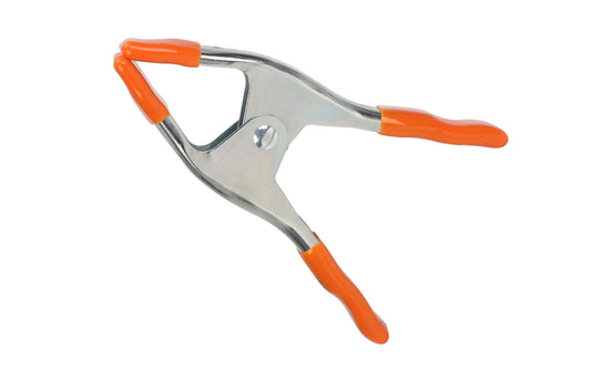 Pony 2" Opening Classic Spring Clamp ~ No. 3202-HT - With protected poly-vinyl handles & tips - Pony / Jorgensen - poly-vinyl protected handles & jaw tips mean you can use them on metal, wood, plastic, fabric - 2" max opening - Steel Spring Clamp