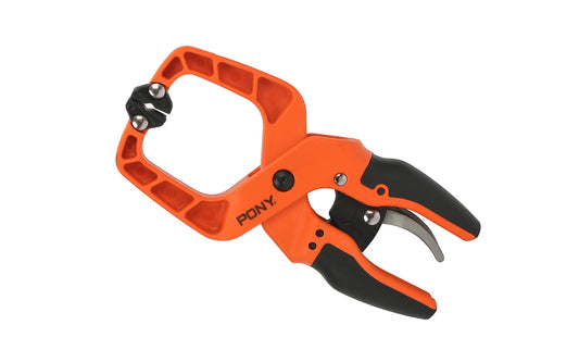 Pony 1-1/2" Hand Clamp ~ No. 32150 - Pony Jorgensen - 1-1/2" max opening - Box-joint design that prevents twisting & keeps the jaws square & straight - Adjustment mechanism allows you to adjust clamping pressure