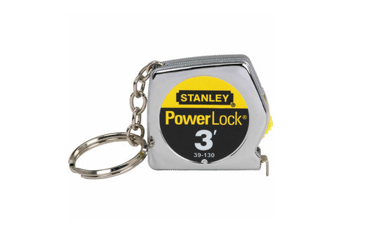 Stanley Powerlock 3' Keychain Tape Measure ~ 39-130