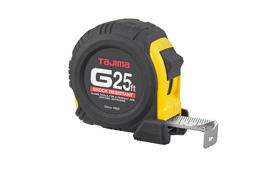 Tajima G-Series Standard Tape Measure ~ 25' Long - Model No. G-25BW