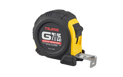 Tajima G-Series Tape Measure ~ 25' / 7.5m Long - Inches & Metric - Model No. G-25/7.5MBW