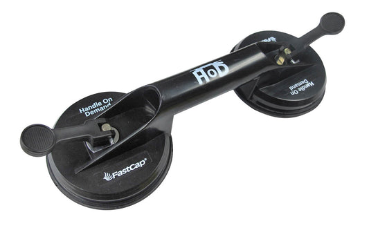 The FastCap Handle on Demand ~ Double Suction Cup is a high-performance suction cup system with locking lever. 200 lb capacity. Model FastCap HOD-DOUBLE ~ 663807804983