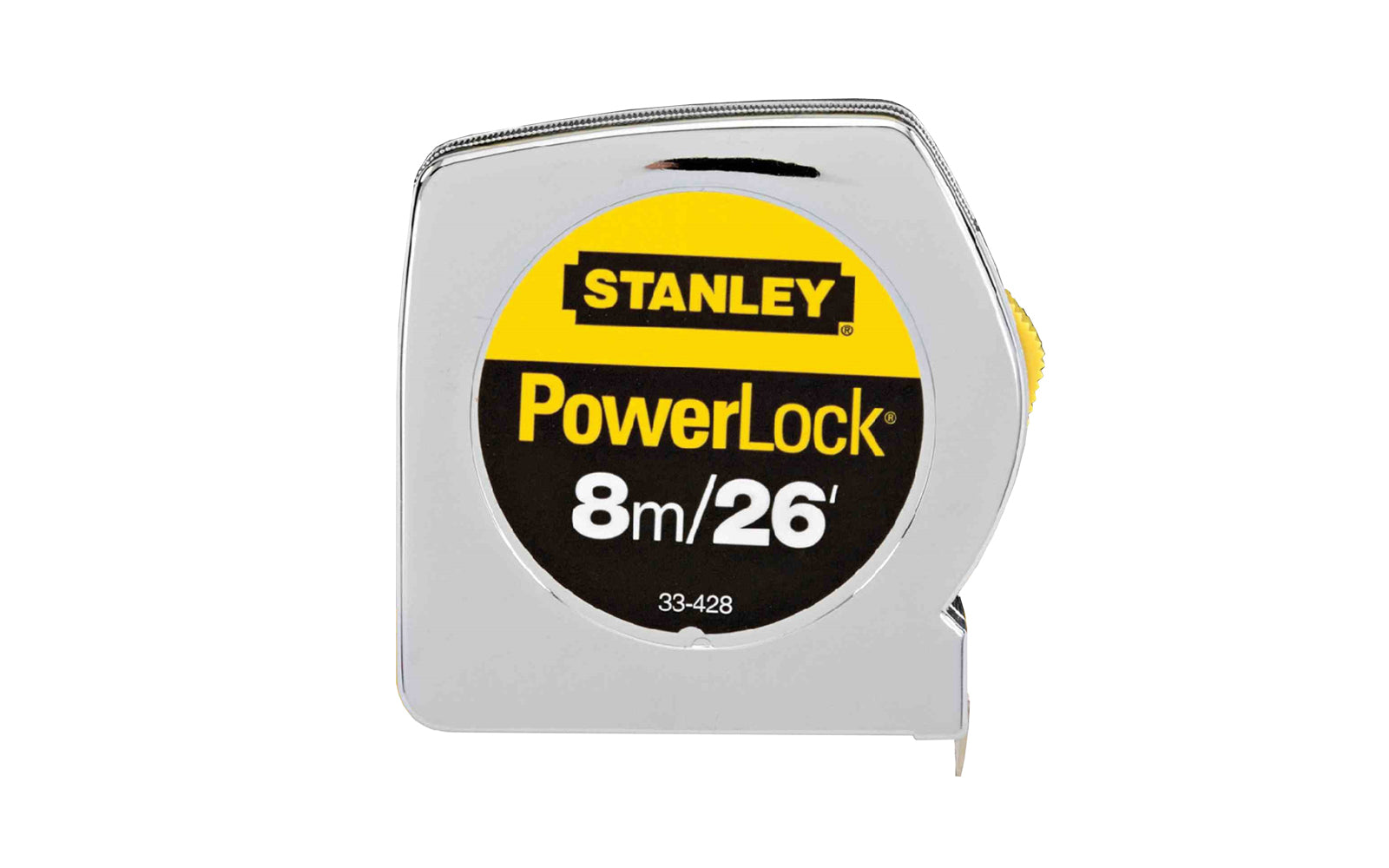 Stanley Powerlock 8m / 26' Tape Measure - Metric & Standard ~ 33-428 - Made in USA