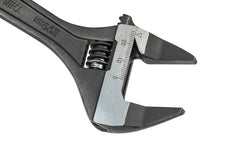 Japanese Thin Nose Adjustable Wrench ~ Head Closeup