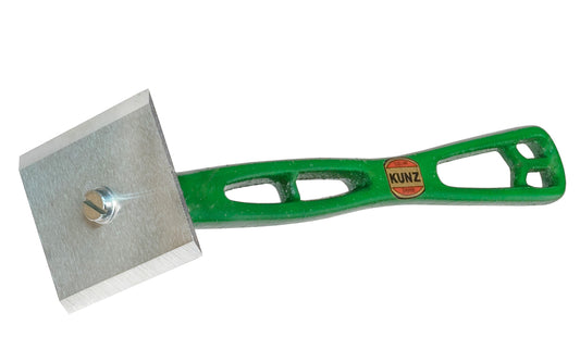 Kunz Glue Scraper ~ No. 107 ~ A heavy-duty glue scraper "Leimkratzer" made by Kunz Tools in Germany ~ High quality carbon steel blade ~ 12" long handle is made of cast iron ~ Excellent for scraping out dried glue around joints