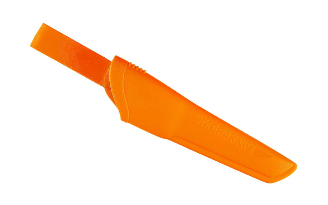 Plastic Sheath for Mora Stainless Steel Bushcraft Knife ~ Visible Orange Handle