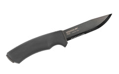 Knife Morakniv Bushcraft black without serrations