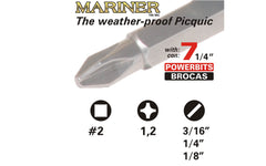Picquic "Mariner" Multi-Bit Screwdriver - Corrosion Resistant