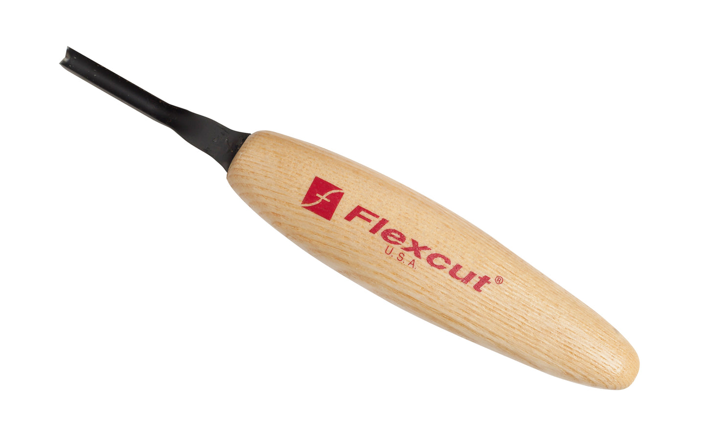 The Flexcut Micro Deep U-Gouge - 3 mm ~ Model MT29 can handle the extra-fine details in woodcarving. Great for carving details & adding texture such as hair, etc. Made in USA ~ 651646300292