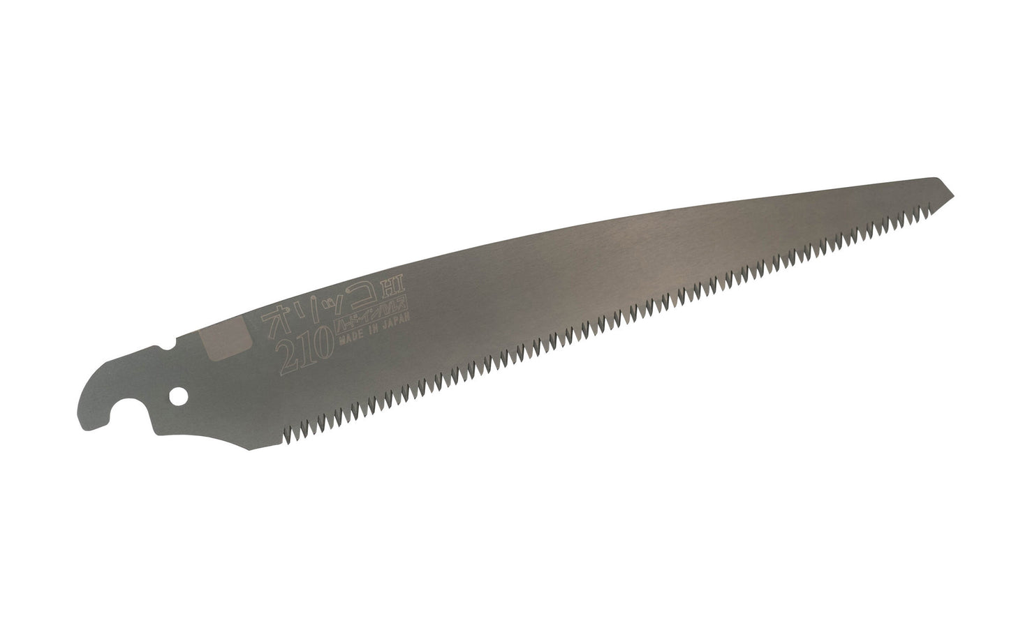Replacement Blade for Japanese Folding All-Purpose Z-Saw ~ 210 mm "Orikko" ~Made in Japan · Crosscut Teeth: 12 TPI ~ Folding Z-Saw replacement blade 210 mm ~ For use with Folding Z-Saw 210 mm "Orikko" ~ 1-7/16" narrow blade - good for tight areas ~ Teflon coated blade helps prevent blade from staining ~ A great all-purpose Japanese pull-saw blade 