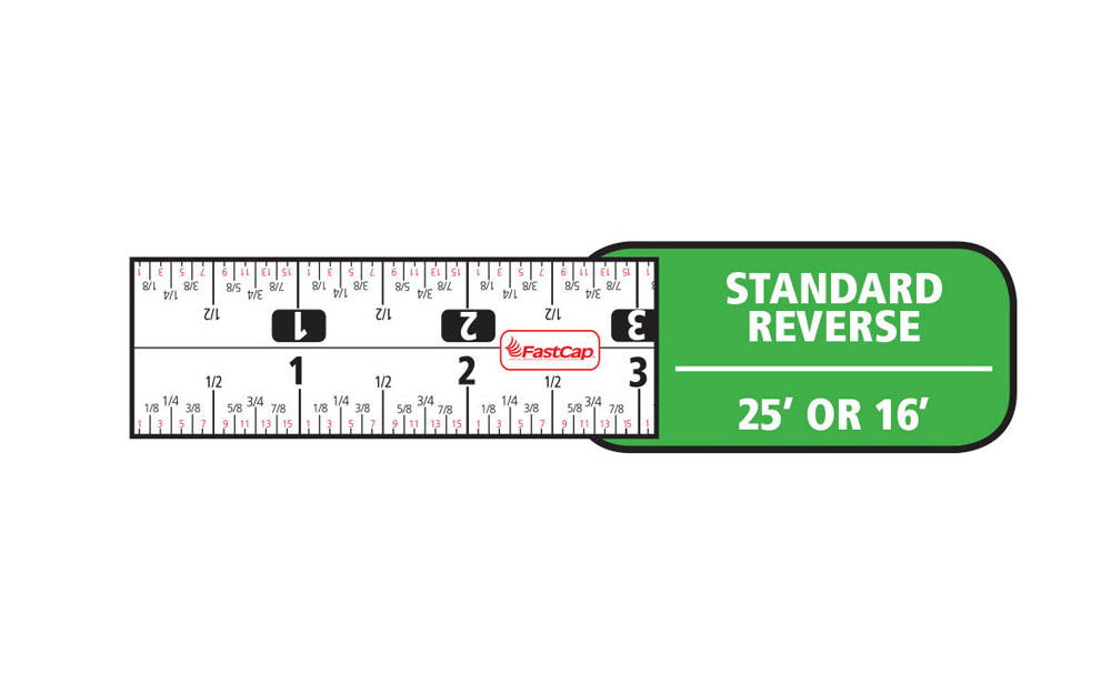 Fastcap Metric/Standard Tape Measures - Length 12 Ft.