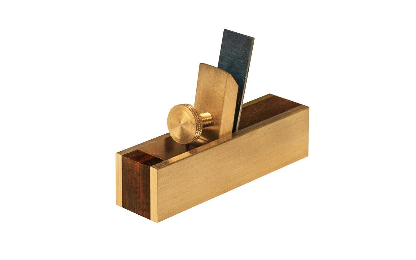 Crown Tools Brass Miniature 3 Block Plane