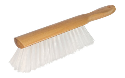 Bench Brush ~ White Polypropylene Bristles - Magnolia Counter Duster Model No. 60 ~ Well-made duster ~ White polypropylene bristles ~ Bristles are staple set in hard plastic handle ~ Soft synthetic bristles ~  Excellent for general purpose dusting, cleaning counters, & the workshop area