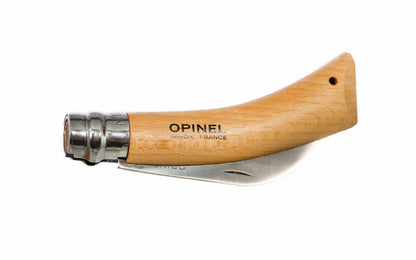 Opinel Stainless Steel No. 8 Pruning Knife ~ Folded Position & Locked