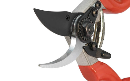 Japanese "Samurai" Bypass Pruner ~ Made in Japan · Hardened Japanese steel blade with telfon coating ~ 8-1/2" overall length ~ 1" cutting diameter max (live) ~ Worm-spring mechanism
