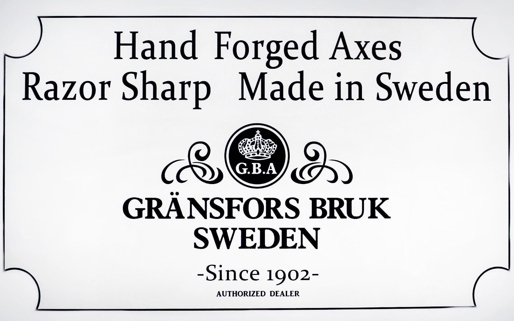 Hand Forged Axes ~ Gransfors Bruk of Sweden 