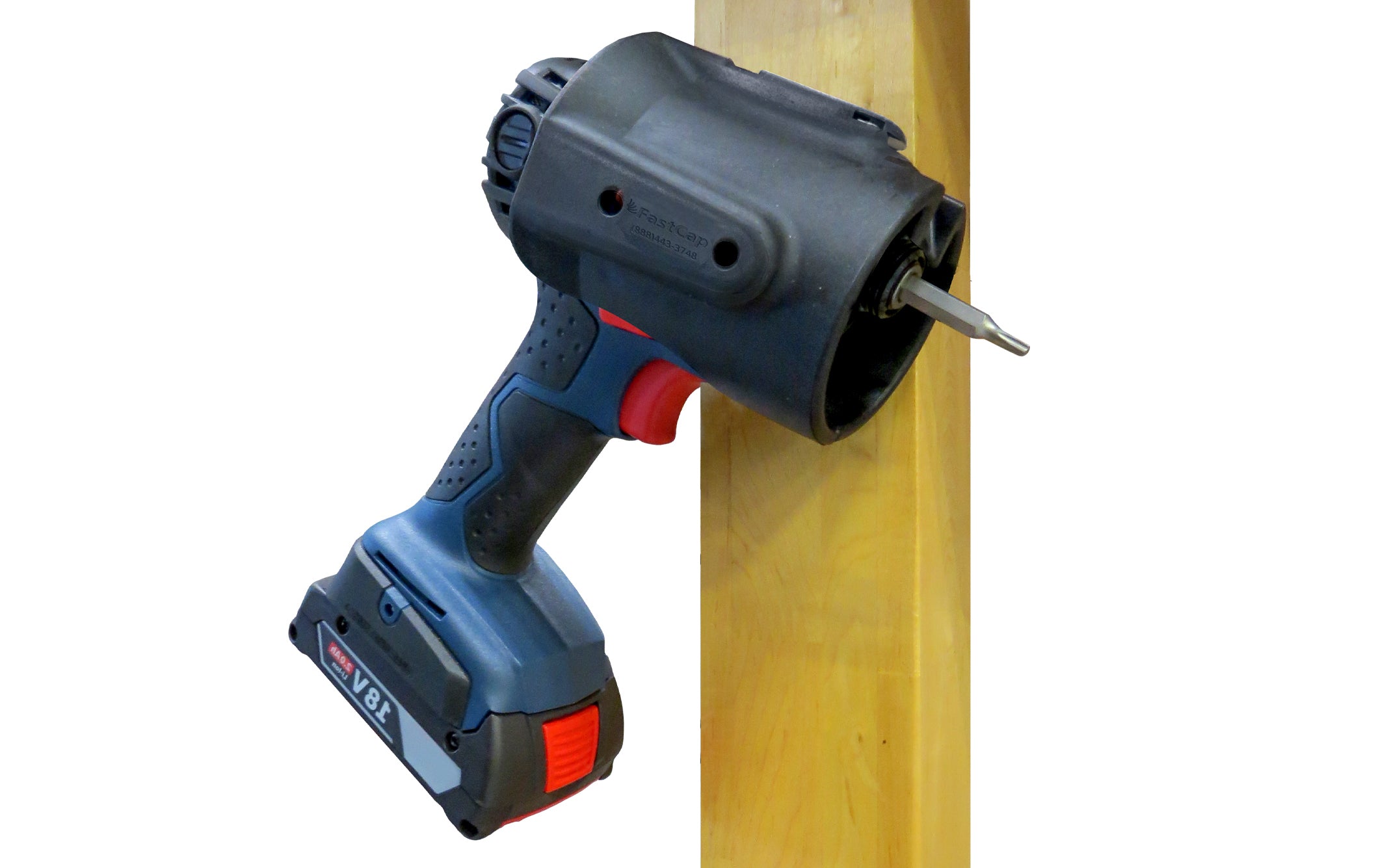 Screw gun holder is versatile tool holder for your drill, screw gun, or almost any other tool - Helps keeps your drills & screw guns organized - Fits most drills, drivers, screw guns, large tools, etc. - SGH OPEN - SGH CLOSED - SGH WALL BRACKET - SGH BACK BRACKET - FastCap Screw Gun Holder - Power Drill Organizer